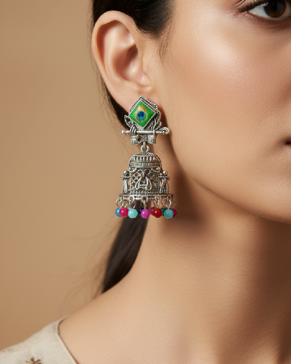Mor-Pankh Heritage Earrings