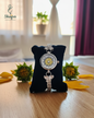 Silver-Finish Sunflower Charm Bracelet Watch