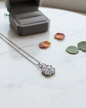 Sparkling Heart-to-Heart Minimalist Chain