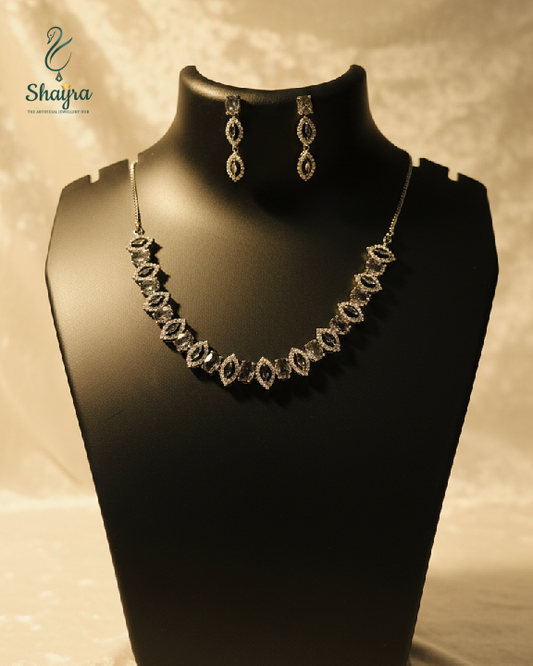 Eternal Marquise Duo-Tone Jewelry Set (Design-focused)