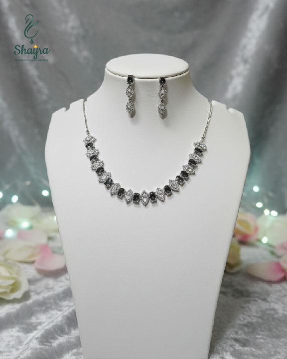 Eternal Marquise Duo-Tone Jewelry Set (Design-focused)