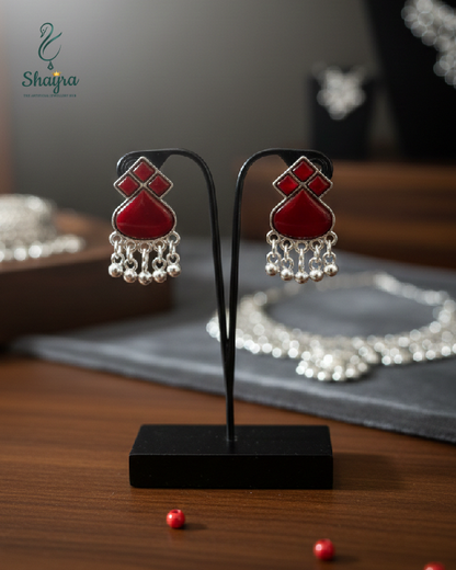 Triple-Tier Cascade Earrings