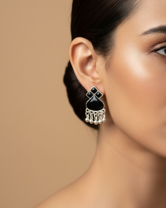 Triple-Tier Cascade Earrings