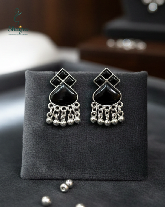 Triple-Tier Cascade Earrings