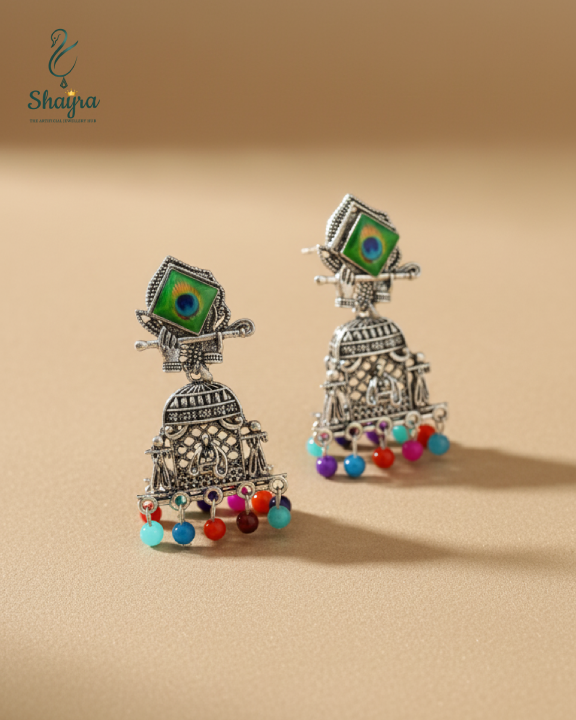 Mor-Pankh Heritage Earrings